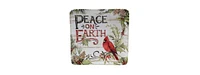 Certified International Evergreen Christmas 4 Piece Dessert Plate