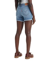 Levi's Women's Mid Rise Mid-Length Stretch Shorts