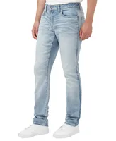 Men's Slim Ash Crinkled Stretch Denim Jeans