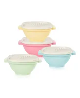 Tupperware Heritage 4 Pack Vintage Cup Bowl Set