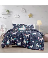 MarCielo Kids Girls Comforter Set Magic Unicorn