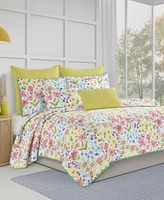 J by J Queen Jules Wildflower -Pc Quilt Set