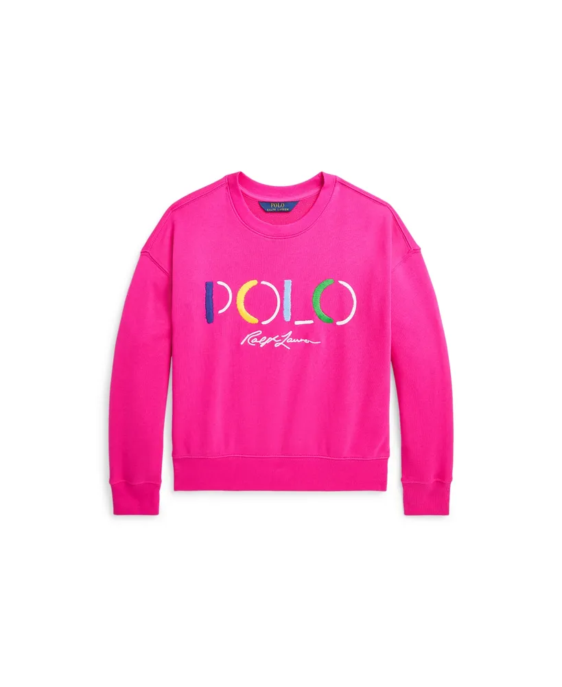 Polo Ralph Lauren Big Girls Plaid French Terry Sweatshirt