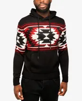 X-Ray Men's Aztec Hooded Sweater