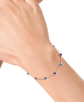 Effy Multi-Gemstone Link Bracelet (2-1/2 ct. t.w.) 14k Gold. (Also available Rose Gold)