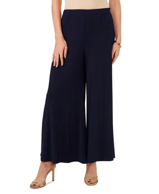 Sam & Jess Women's Relaxed Wide-Leg Pull-On Pants