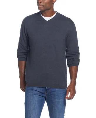 Weatherproof Vintage Men's Cotton Cashmere V-Neck Sweater