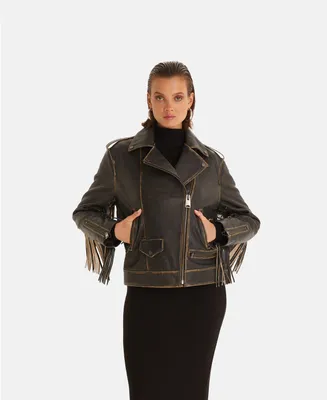 Women's Genuine Leather Jacket