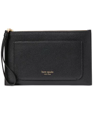 kate spade new york Ava Pebbled Leather Small Wristlet
