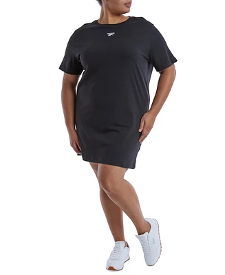 Reebok Plus Cotton Short-Sleeve T-Shirt Dress