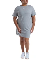 Reebok Plus Cotton Short-Sleeve T-Shirt Dress