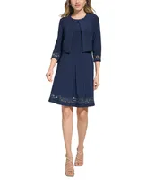 Jessica Howard Women's 2-Pc. Lace-Trim Jacket Dress