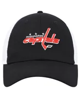 Men's adidas Black Washington Capitals Color Pop Trucker Adjustable Hat