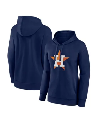 Women's Fanatics Navy Houston Astros Logo Pullover Hoodie