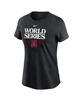 Women's Nike Black Arizona Diamondbacks 2023 World Series Authentic Collection T-shirt