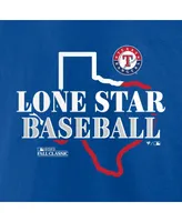Men's Fanatics Royal Texas Rangers 2023 World Series Hometown T-shirt
