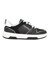 Calvin Klein Women's Stellha Lace-Up Round Toe Casual Sneakers