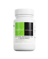 DaVinci Labs Active Folate B12 Chewable - Dietary Supplement to Support Heart Health, Healthy Nerves, Immune Function and Energy Production