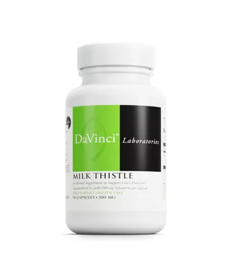 DaVinci Labs Milk Thistle - Dietary Supplement to Support Liver Detoxification and Function, Kidney Health and Healthy Digestion