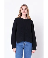 Women's Oversize Ribbed Sweater