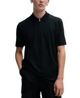 Hugo by Boss Men's Dekok Zip-Closure Polo Shirt