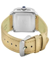 GV2 by Gevril Women's Padova Tan Leather Watch 30mm