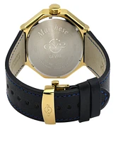 GV2 by Gevril Men's Marchese Leather Watch 44mm
