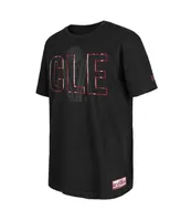 Men's New Era Black Cleveland Cavaliers 2023/24 City Edition Elite Pack T-shirt