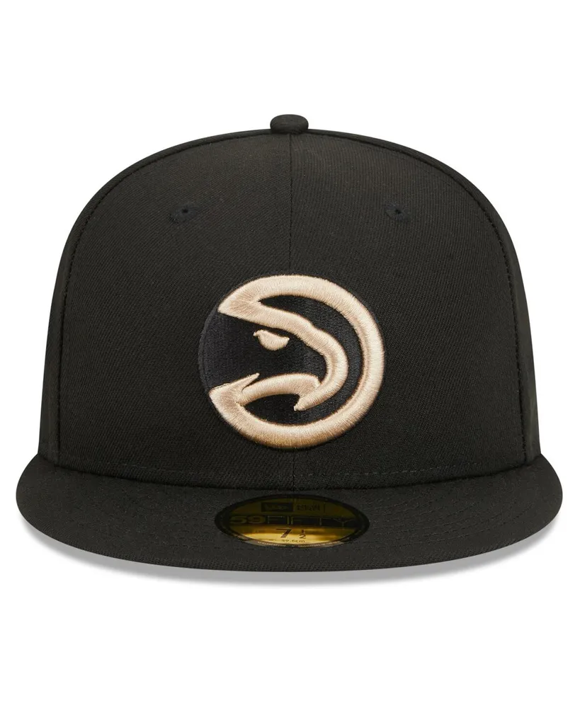 Men's New Era Black Atlanta Hawks 2023/24 City Edition Alternate 59FIFTY Fitted Hat
