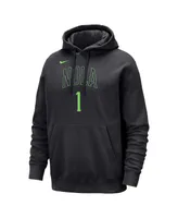 Men's Nike Zion Williamson Black New Orleans Pelicans 2023/24 City Edition Name and Number Pullover Hoodie