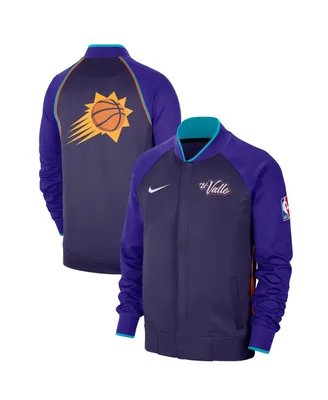 Men's Nike Purple Phoenix Suns 2023/24 City Edition Authentic Showtime Performance Raglan Full-Zip Jacket