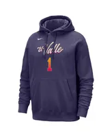 Men's Nike Devin Booker Purple Phoenix Suns 2023/24 City Edition Name and Number Pullover Hoodie