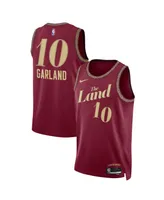 Men's and Women's Nike Darius Garland Wine Cleveland Cavaliers 2023/24 Swingman Jersey - City Edition