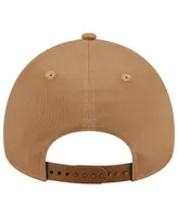 Men's New Era Khaki Chicago White Sox A-Frame 9FORTY Adjustable Hat