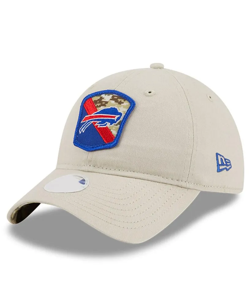 Women's New Era Stone Buffalo Bills 2023 Salute To Service 9TWENTY Adjustable Hat