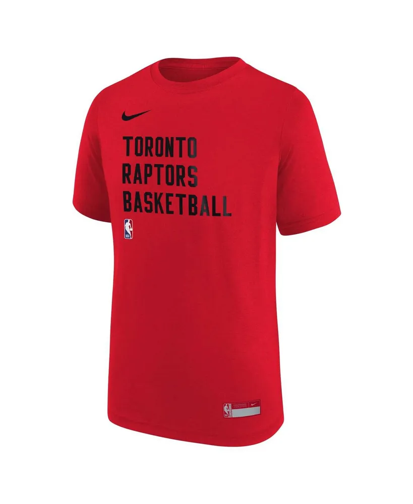 Big Boys Nike Red Toronto Raptors Essential Practice T-shirt