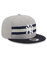 Men's New Era Gray, Navy New York Yankees Band 9FIFTY Snapback Hat
