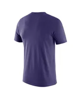 Men's and Women's Nike Purple Phoenix Mercury Split Logo Performance T-shirt