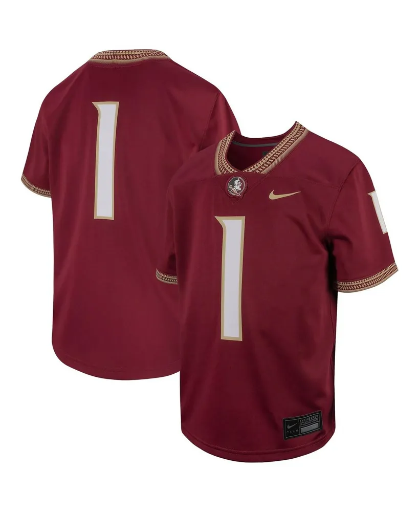 Big Boys Nike #1 Garnet Florida State Seminoles Untouchable Replica Game Jersey