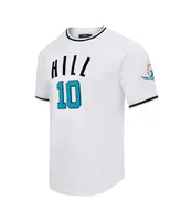 Men's Pro Standard Tyreek Hill White Miami Dolphins Mesh Player Name and Number Top