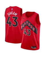 Men's Nike Pascal Siakam Red Toronto Raptors 2020/21 Icon Swingman Jersey