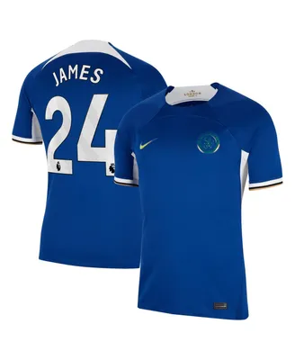 Men's Nike Reece James Blue Chelsea 2023/24 Home Stadium Replica Jersey