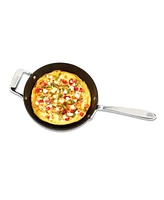 All-Clad Essentials Hard Anodized Nonstick Cookware Set, 2-piece Fry and Sauce Pan with lid Set