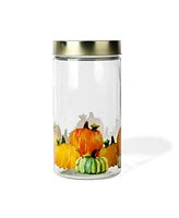 American Atelier Pumpkins Glass Jar