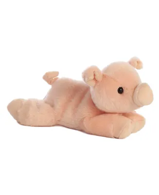 Aurora Small Percy Mini Flopsie Adorable Plush Toy Pink 8"