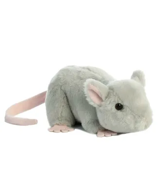Aurora Small Mouse Mini Flopsie Adorable Plush Toy Gray 8"