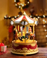 5.75" Animated Musical Carousel