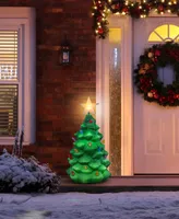 24" Outdoor Lit Blow Mold Tree