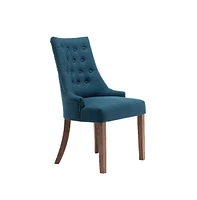 Tufted Upholstered Wingback Dining Chair