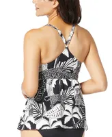 Coco Reef Women's Sublime Printed Bra-Sized Tankini Top